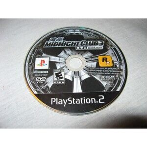 Midnight Club 3: DUB Edition (Sony PlayStation 2, 2005) PS2 Disc Only